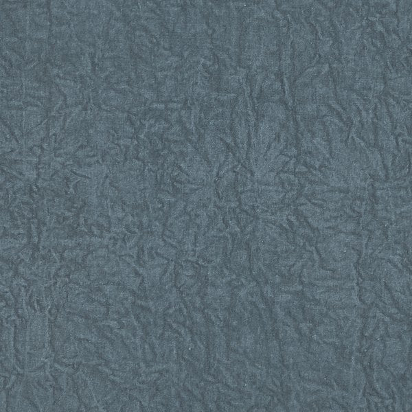 Abelia Denim Crushed Velvet Roman Blind